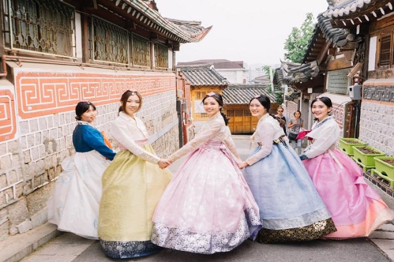 Mặc đồ Hanbok