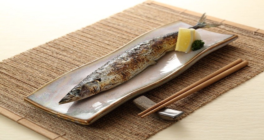 Cá thu đao nướng muối