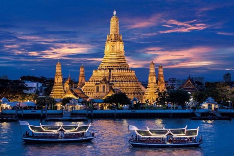Dạo thuyền trên dòng sông Chaophraya Huyền thoại