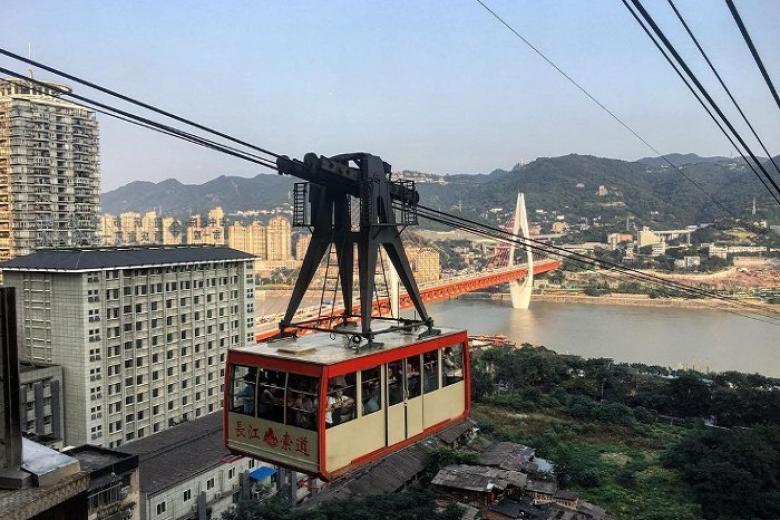 Trải nghiệm cáp treo sông ở Trùng Khánh
