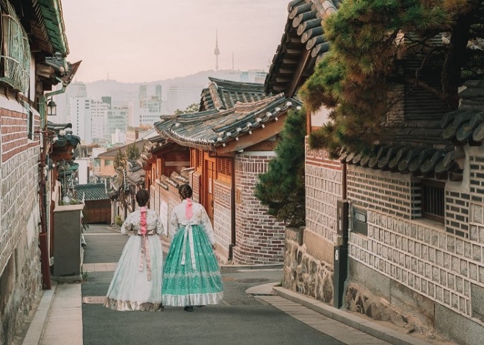 Ngôi làng cổ kính trong tour du lịch Hàn quốc