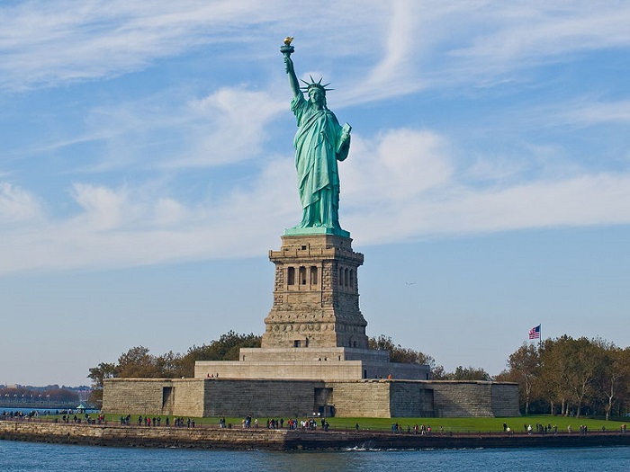 tượng nữ thần tự do tour du lịch Mỹ