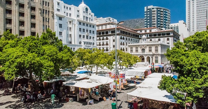 Quảng trường chợ xanh tour du lịch Nam Phi