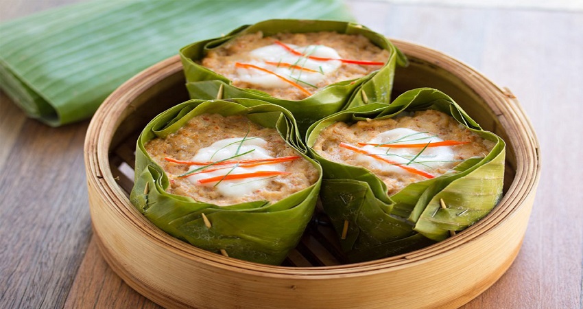 Amok (Cá hấp trong lá chuối)