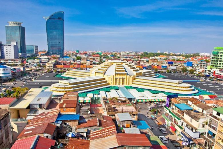 Mua sắm tại Chợ Lớn Mới (Phsar Thmey)