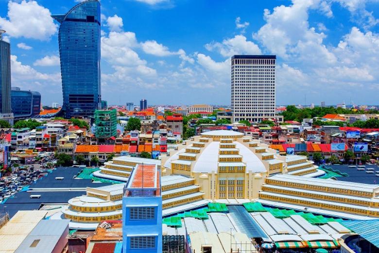 Mua sắm tại Chợ Lớn Mới (Phsar Thmey)
