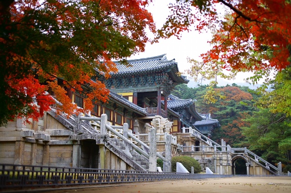 Ngôi chùa Bulguksa xây bằng đá hơn 1000 năm tuổi ở Hàn Quốc