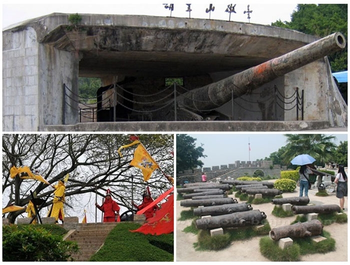 Hulishan Battery. Ảnh: tourtrungquoc.net.vn