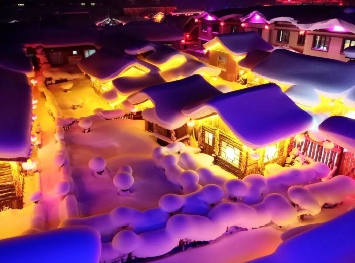Lạc bước trong làng tuyết cổ tích ở Cáp Nhĩ Tân, Trung Quốc