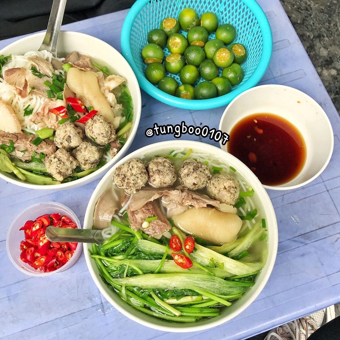 bún dọc mùng Hà Nội