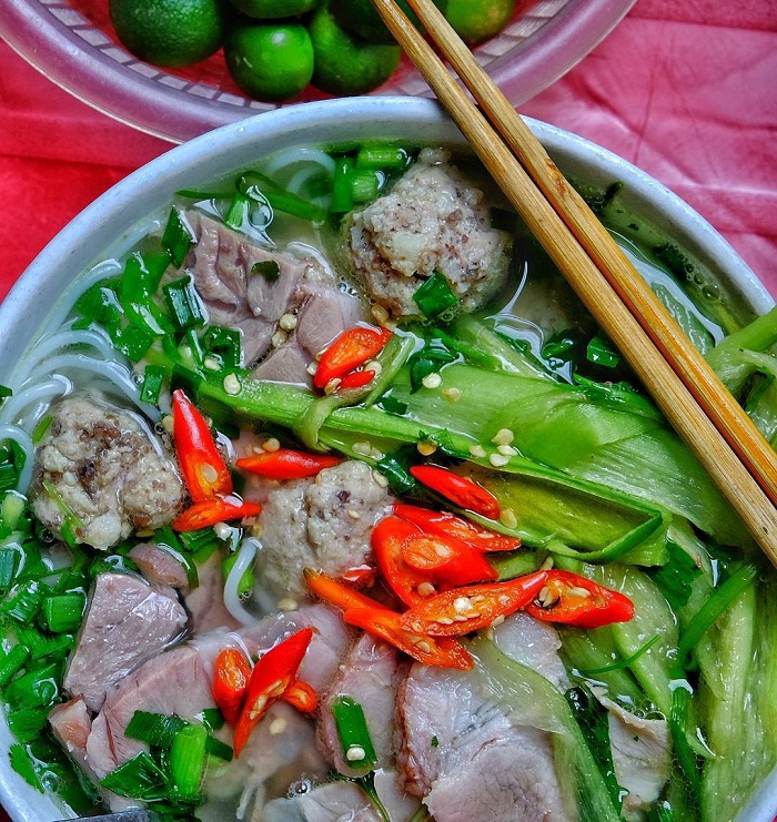 bún dọc mùng Hà Nội