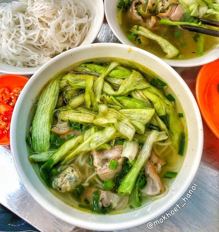 bún dọc mùng Hà Nội