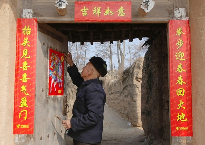 Năm mới ở Trung Quốc- người Trung Quốc luôn có xu hướng trang trí nhà của dịp tết khác với người Việt Nam