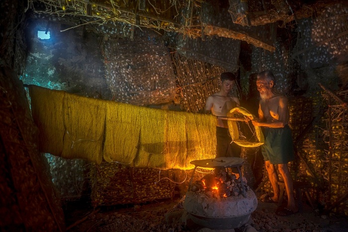làng nghề ươm tơ Hồng Lý