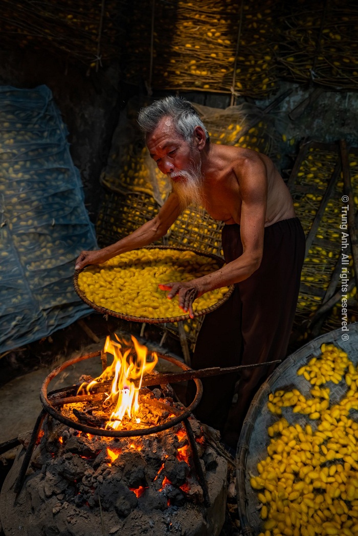 làng nghề ươm tơ Hồng Lý