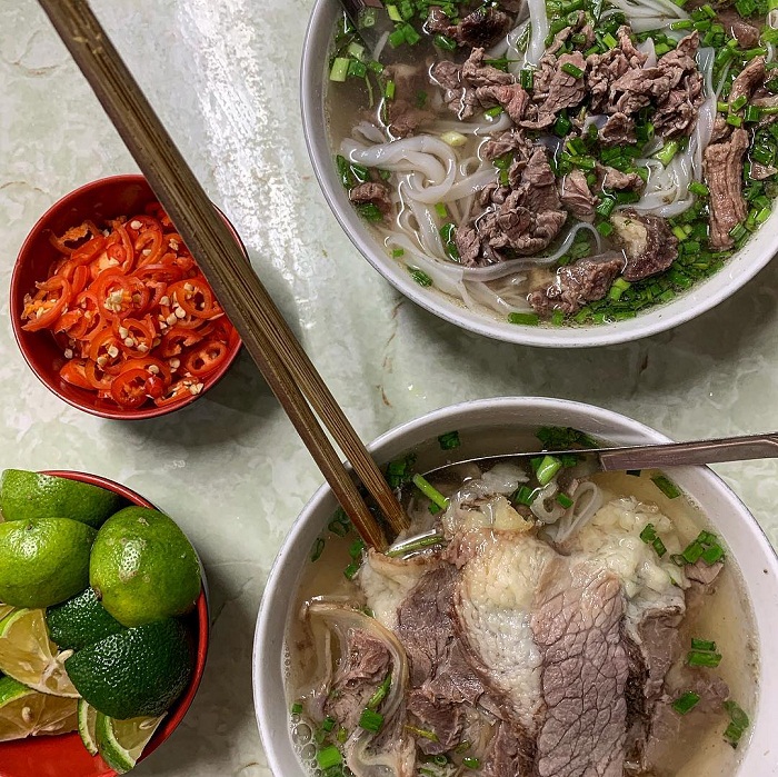 quán phở ngon Hà Nội