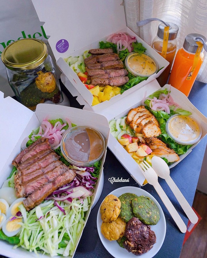 quán salad ngon Hà Nội