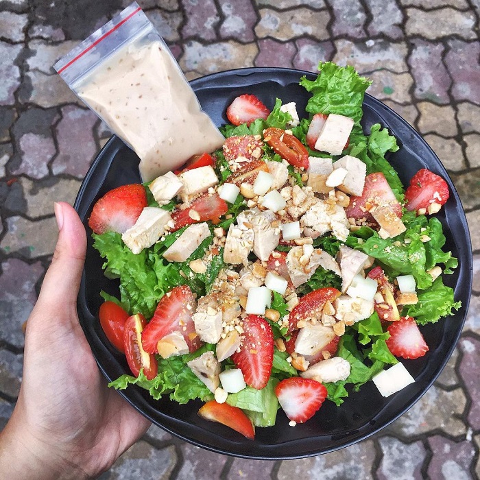 quán salad ngon Hà Nội