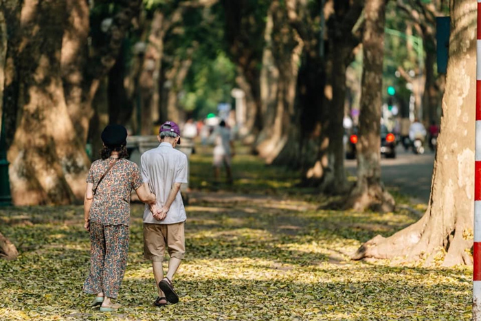 đường Phan Đình Phùng mùa thu Hà Nội