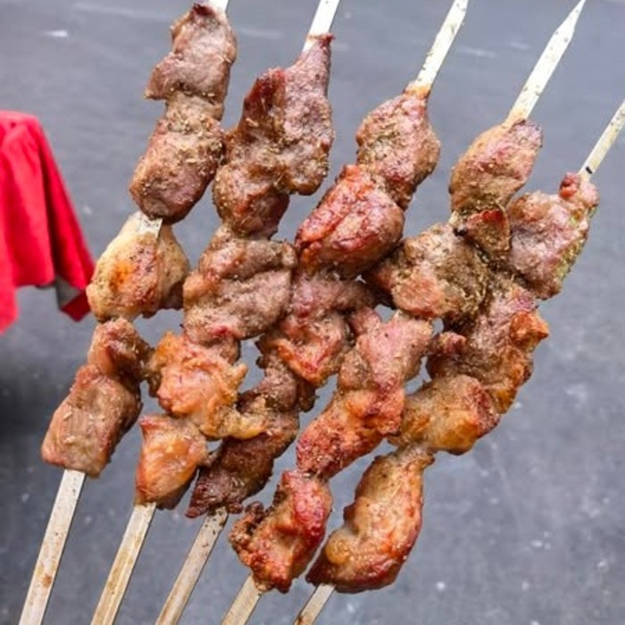Thịt cừu nướng than Kebab 