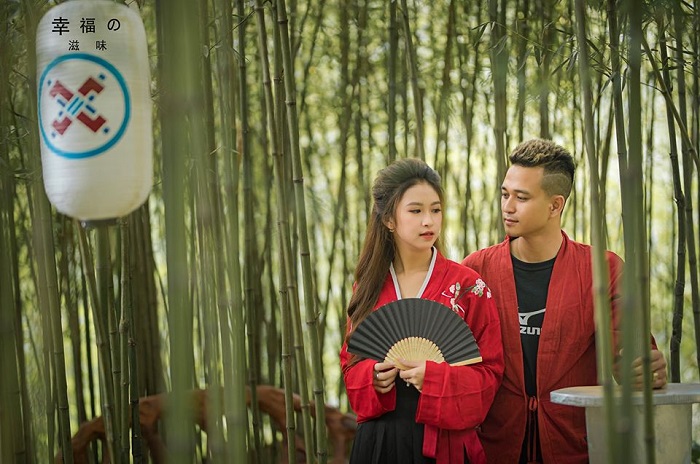 vườn tre ở miền Nam 