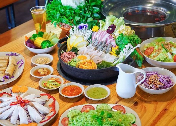 buffet rau Đà Lạt