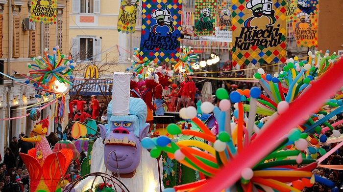 lễ hội tháng 1 trên thế giới Rijeka Carnival