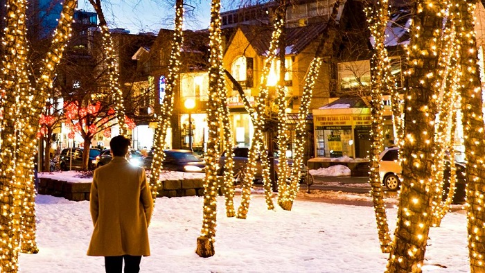Du lịch mùa đông ở Canada