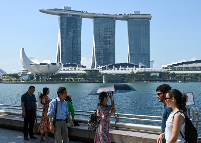Du lịch Singapore - Vịnh Marina là một trong những biểu tượng nổi tiếng của Singapore