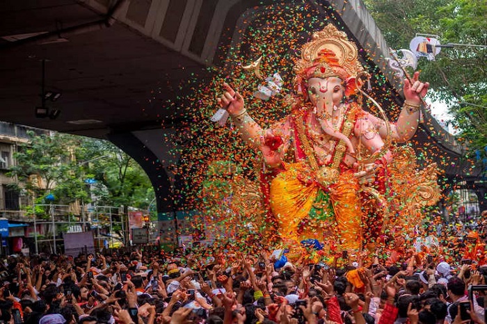 Lễ hội Ganesha là lễ hội truyền thống của tín đồ theo đạo Hindu. Ảnh: Holidify
