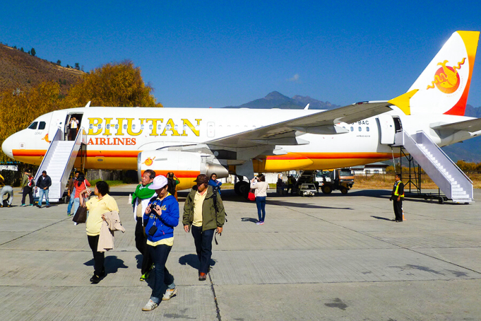 Du lịch Bhutan bằng máy bay
