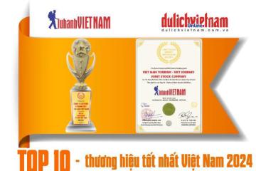 Lữ Hành Việt - Du lịch Việt Nam được vinh danh Top 10 thương hiệu tốt nhất Việt Nam