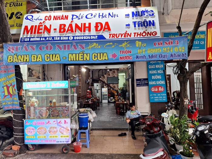 Quán bánh đa cua ngon nổi tiếng ở TP HCM - Bánh Đa Cua Cô Nhàn