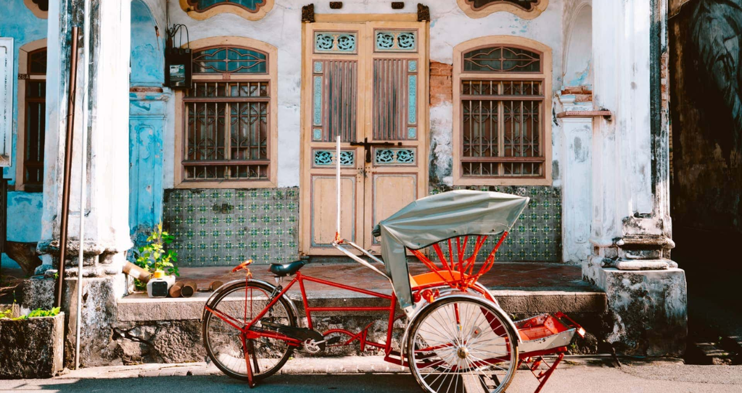 Thành phố cổ George Town là nơi mang nhiều dấu vết thời gian