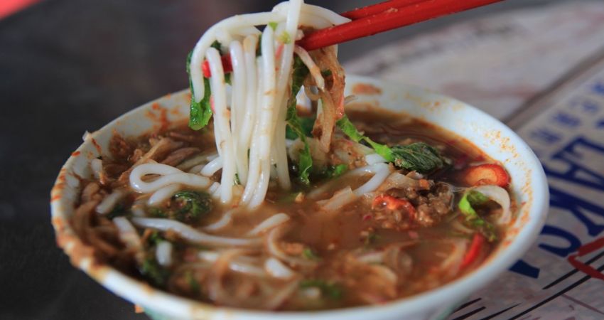 Món bún Assam Laksa