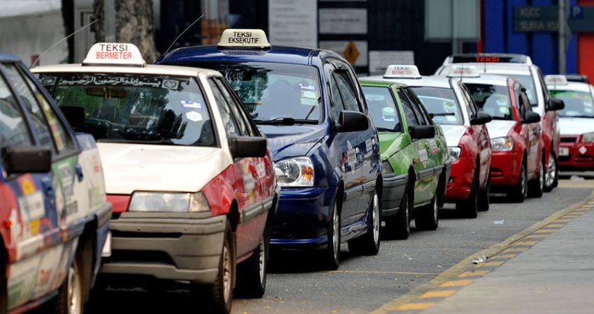 Dịch vụ taxi tại Kuala Lumpur.