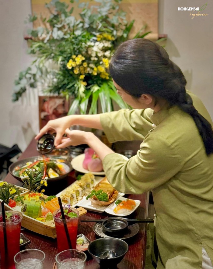 điểm tụ hop bạn bè cuối năm ở TP HCM - Bongensai Vegetarian and Tea