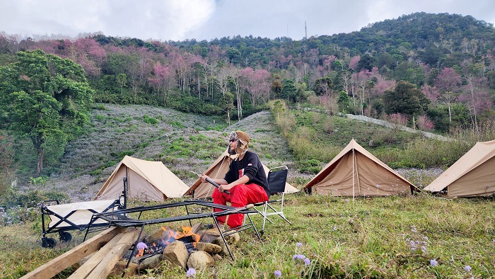 Cắm trại siêu chill tại Mộng Đào Nguyên Đà Lạt