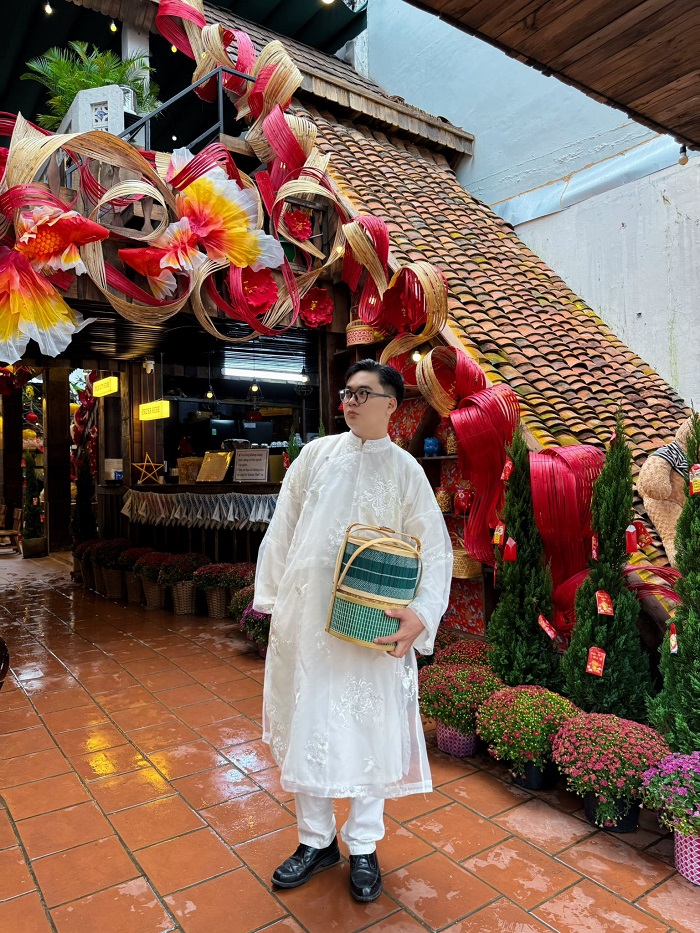 Quán cà phê trang trí Tết ở Nha Trang có view xịn đét