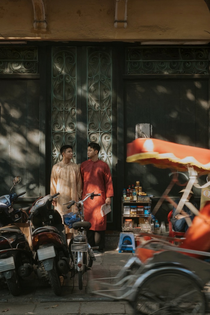 Khoảnh khắc bình yên giữa sự ồn ào náo nhiệt của phố thị