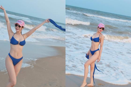 Diệp Lâm Anh khoe body 'bốc lửa' trong chuyến nghỉ dưỡng tại Phan Thiết