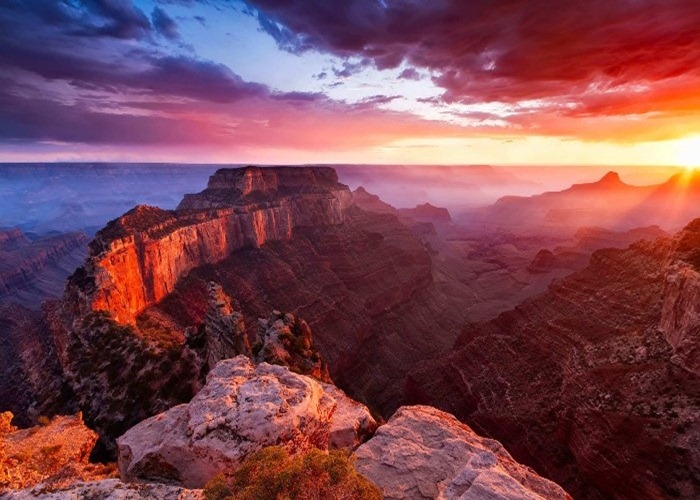 Du hành về quá khứ với vườn quốc gia Grand Canyon nổi tiếng