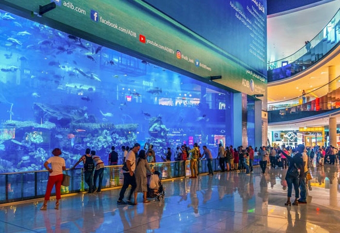 Dubai Mall - trung tâm thương mại lớn nhất thế giới. Ảnh: dubaiinformer.com