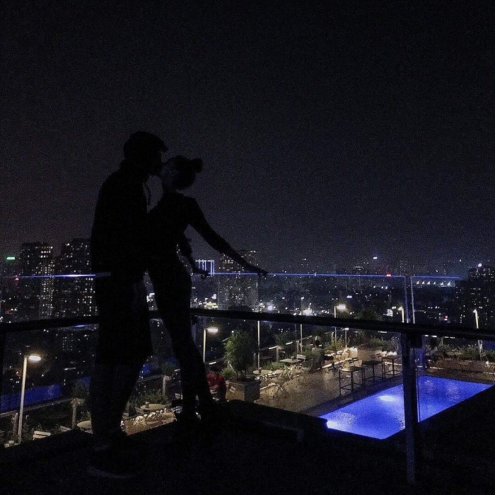 nhà hàng view trên cao