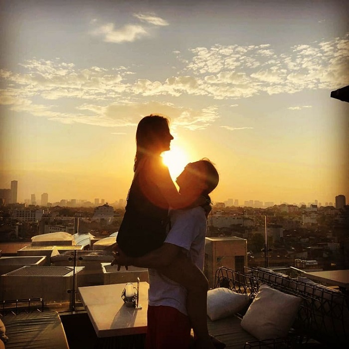 nhà hàng view trên cao
