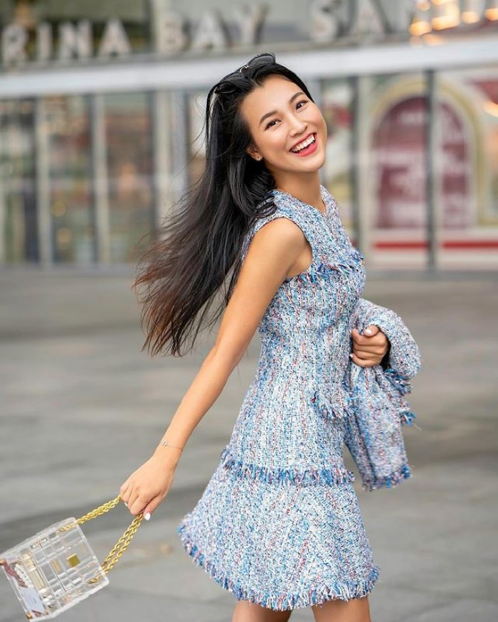 MC Hoàng Oanh khám phá Singapore