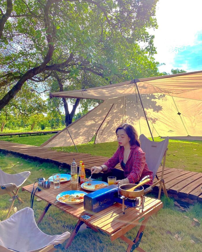 Rời thành phố ‘chật chội, náo nức’ và tìm về vùng xanh thanh bình tại khu cắm trại Tropical EGlamping Đồng Nai