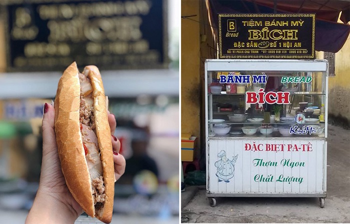 quán bánh mì ngon ở Hội An