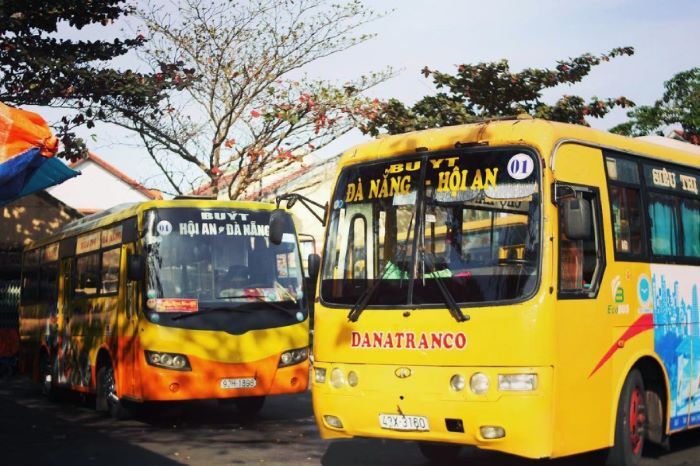 Thông tin chi tiết từ A-Z các tuyến xe bus đi sân bay Đà Nẵng