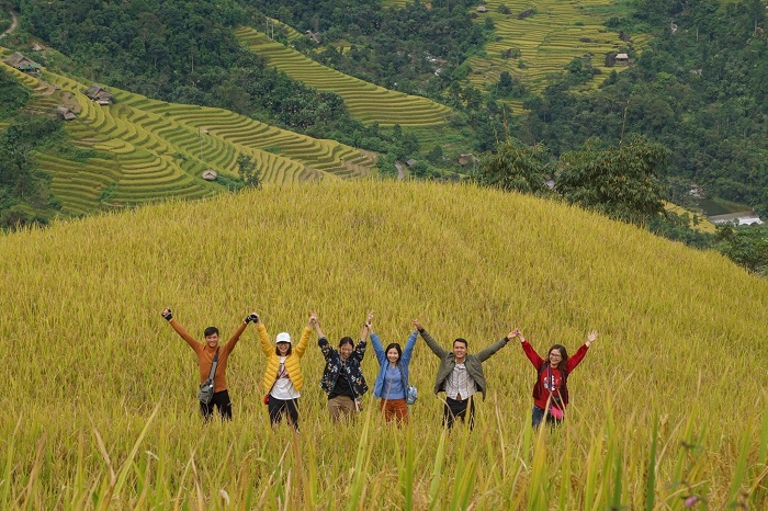 Thôn Khuổi My có ruộng bậc thang tuyệt đẹp thích hợp cho việc du lịch một ngày ở TP Hà Giang